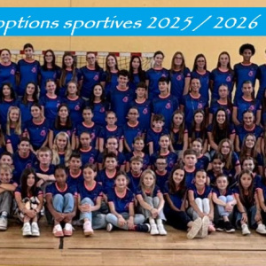 ELEVES OPTIONS SPORTIVES 2025-2026